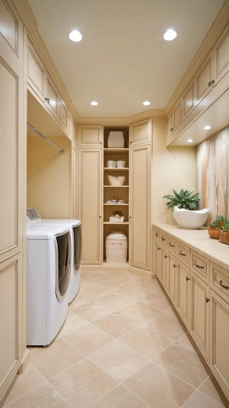 The Elegant Laundry Room: Merging Functionality and Aesthetic