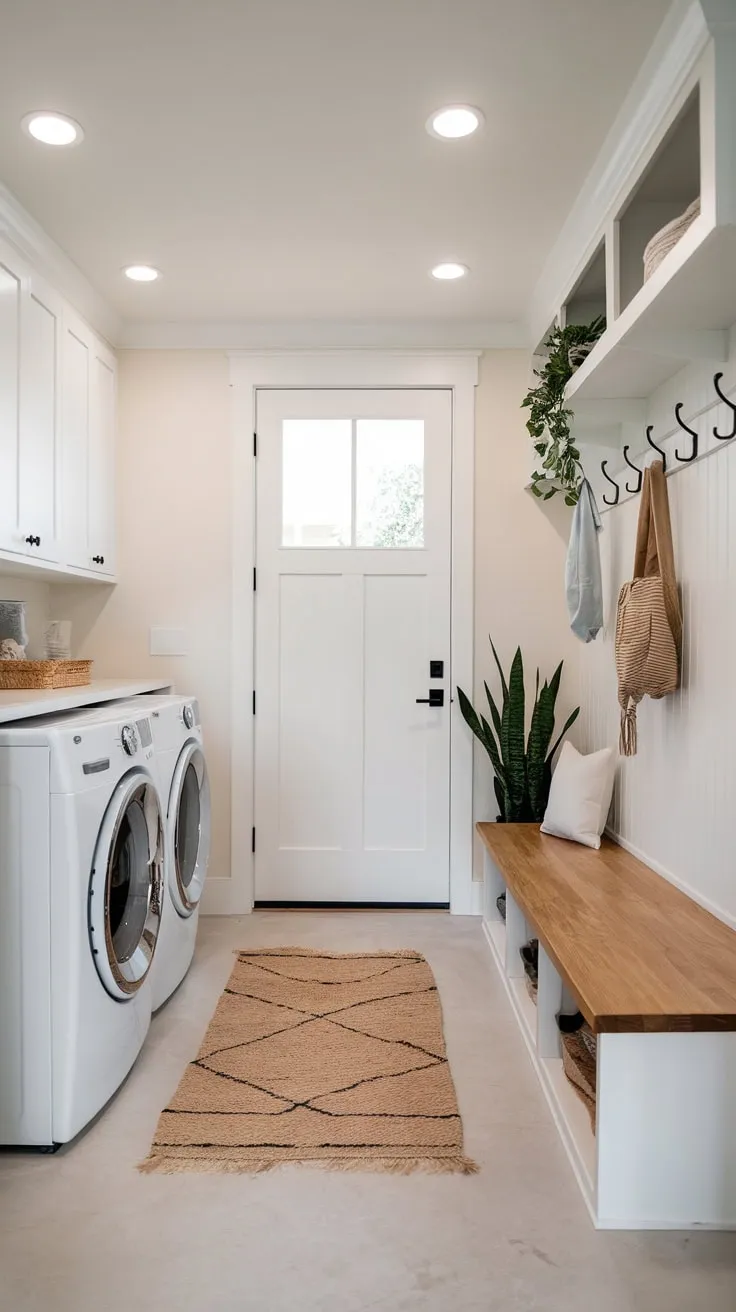 Mudroom Marvel: The Art of Laundry and Lifestyle Fusion