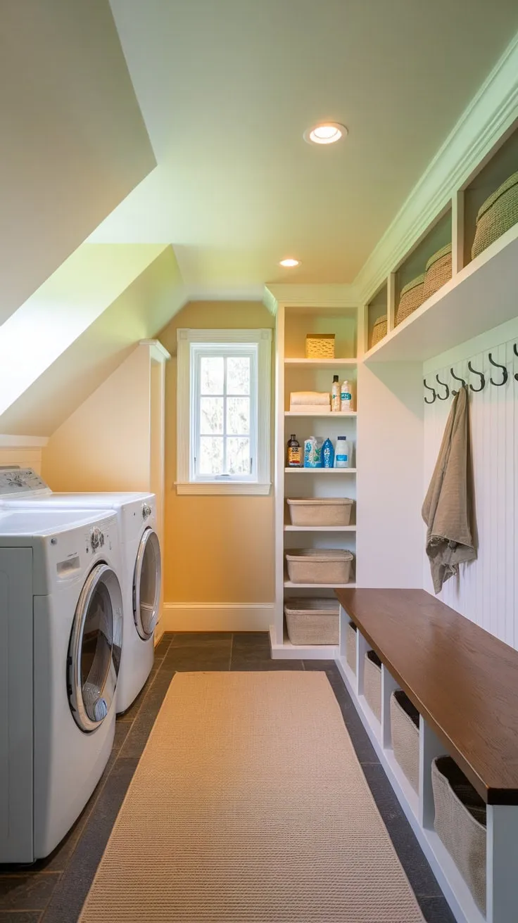 Where Functionality Dances with Style: A Laundry Room Transformation