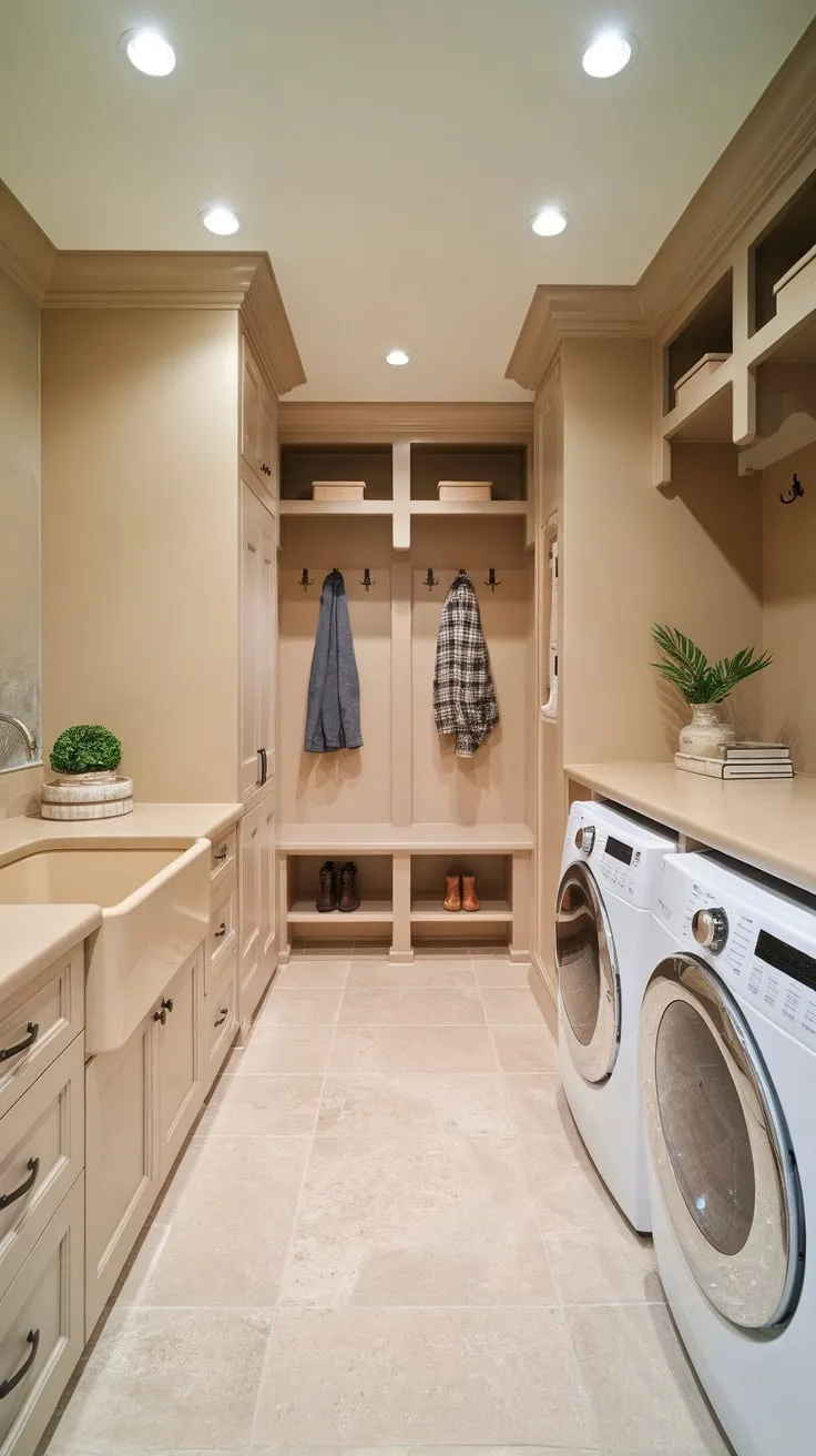 Laundry Adventures: The Perfect Mud Room Blend