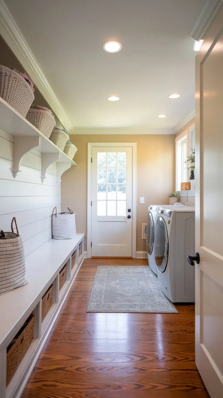 Laundry Adventures: The Perfect Mud Room Blend