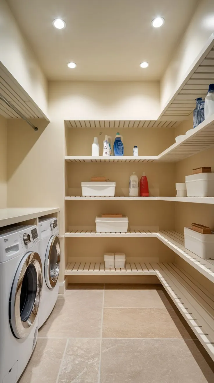 Elevate Your Laundry Game with Stylish Shelving Solutions