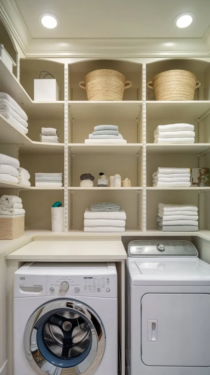 Elevate Your Laundry Game with Stylish Shelving Solutions