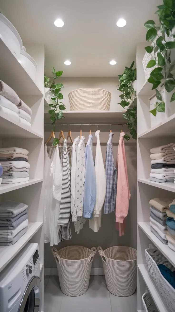 Transforming Chaos into Order: The Art of Laundry Room Storage