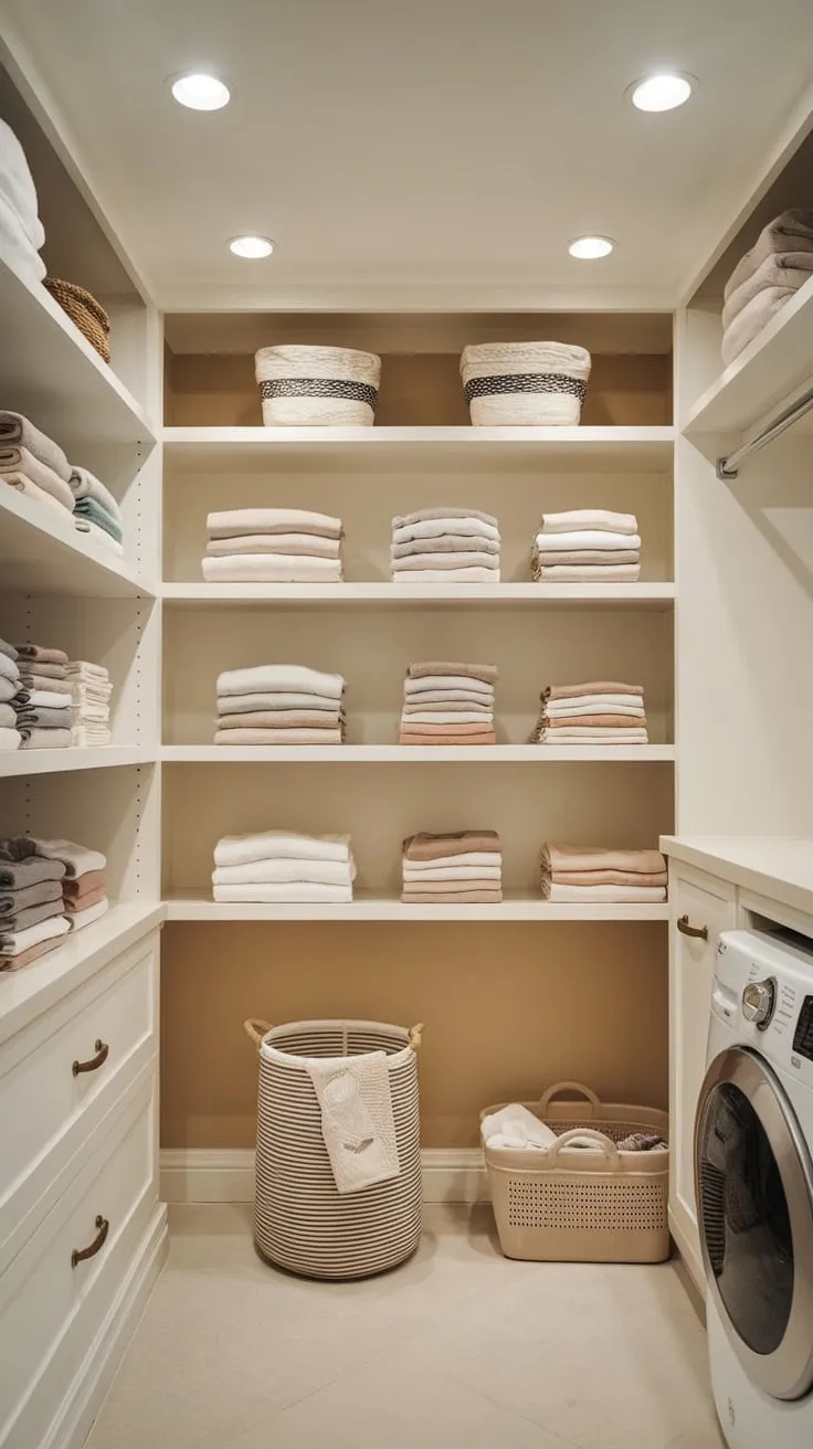 Chic Laundry: Transform Your Space with Elegant Storage Options