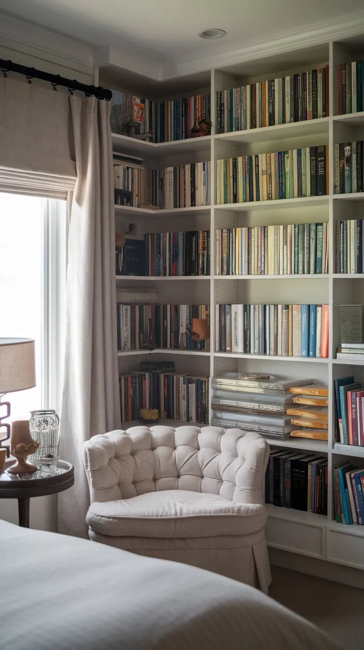 A cozy library nook where the pages never end