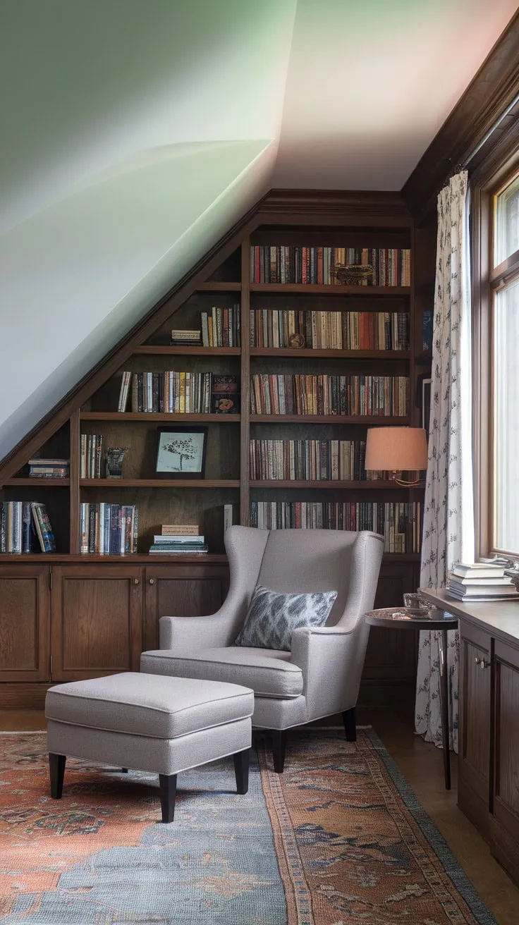 Lost in the pages, found in my library nook.