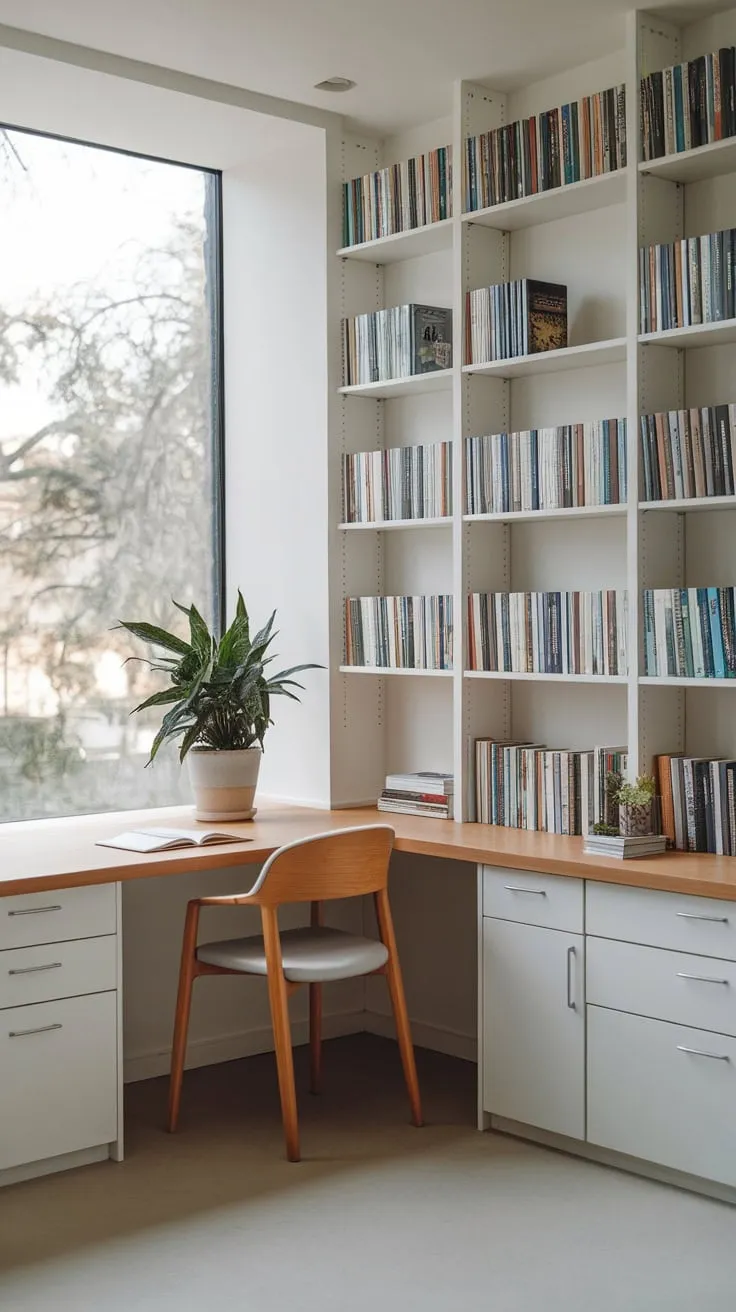 My sanctuary: books, bright light, and boundless ideas.