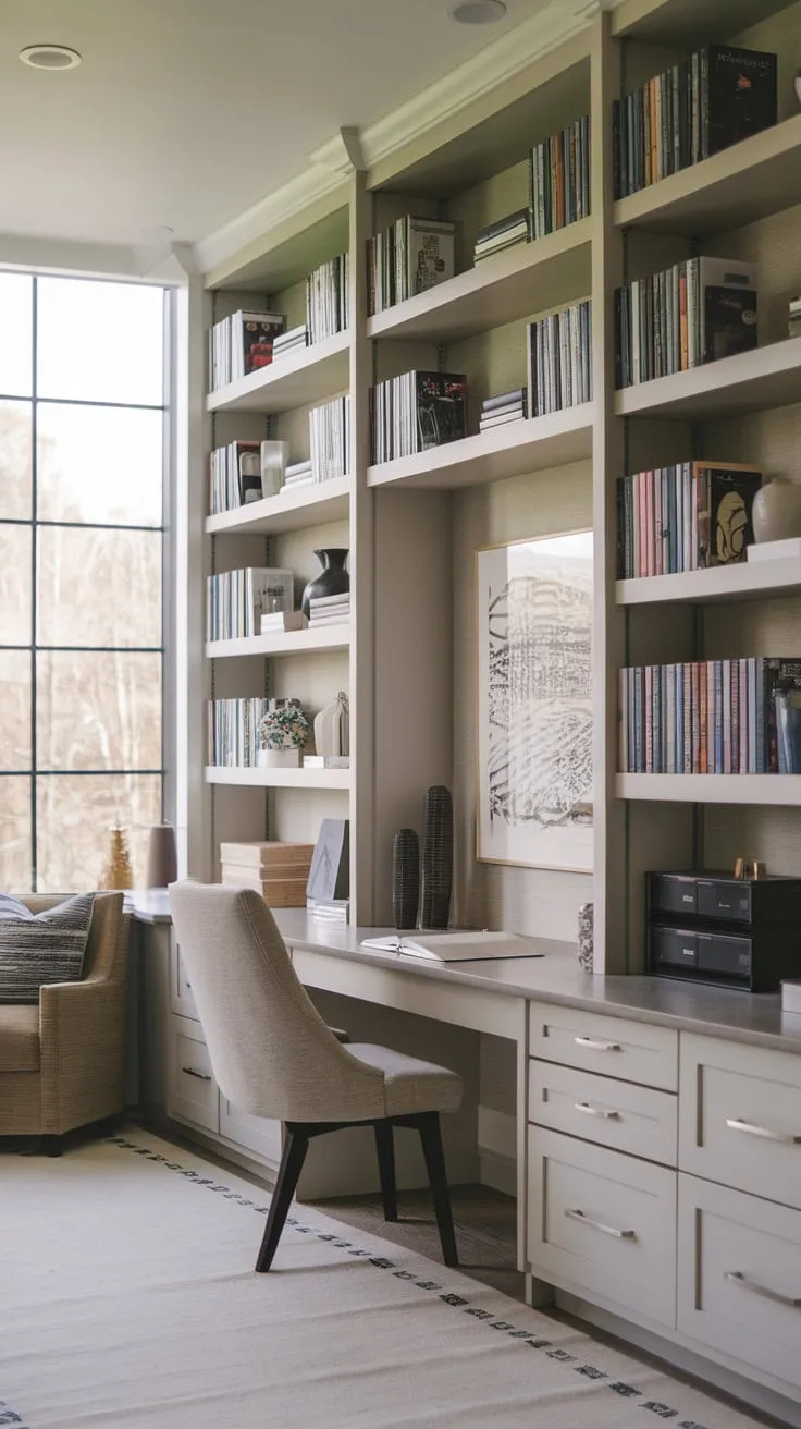 My library, my office, my happy place.