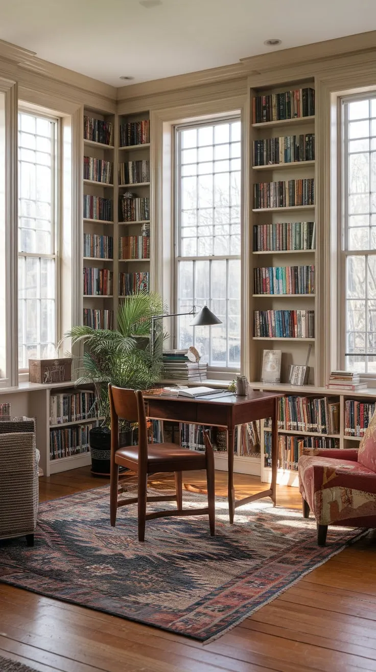 Sunlight streams through literary landscapes.