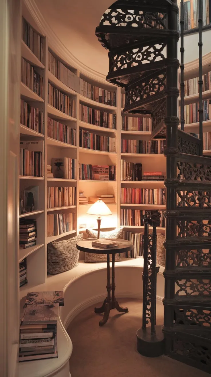 A hidden haven, built between pages and wrought iron.