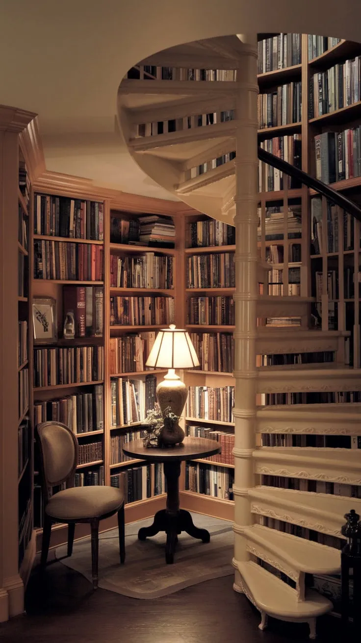 My under-the-stairs library: where magic lives between the pages.