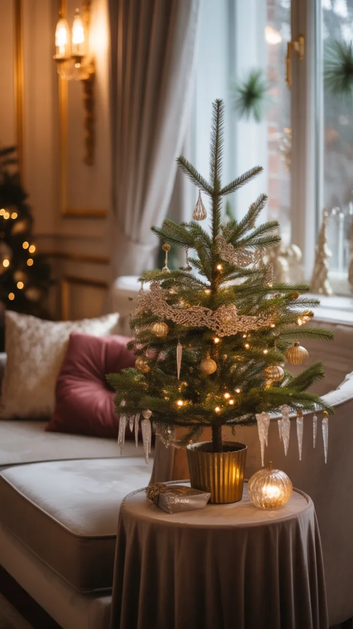 Velvet Gold and Crystal Holiday Elegance