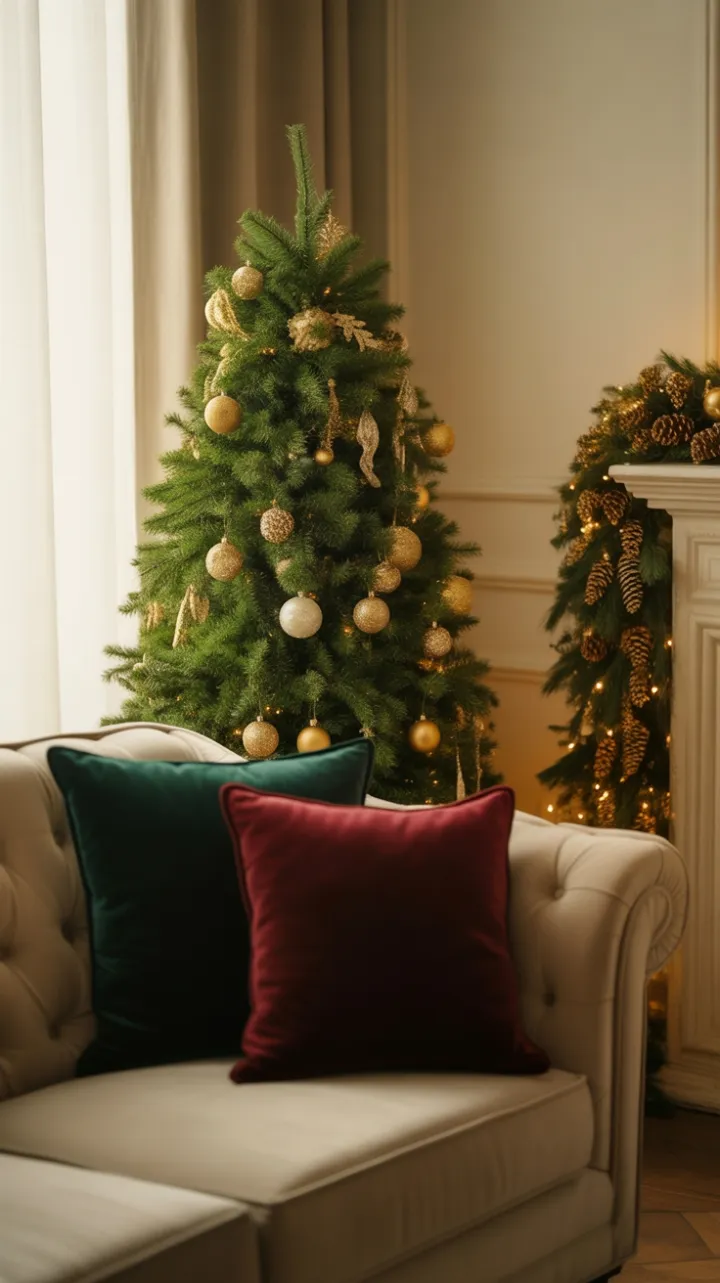 Velvet and Gold Christmas Retreat