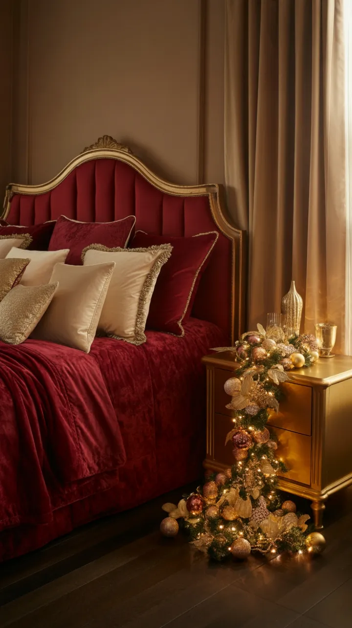 Crimson Velvet Christmas Sanctuary