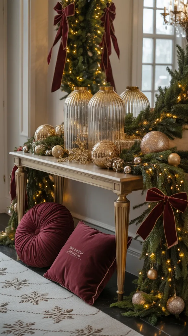 Velvet and Gold Holiday Welcome