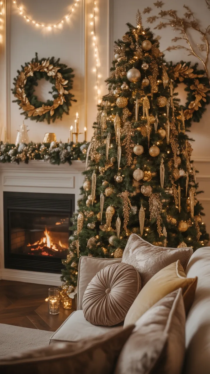 Velvet and Gold Holiday Haven