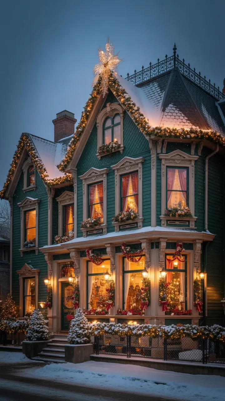 Gilded Victorian Christmas Night