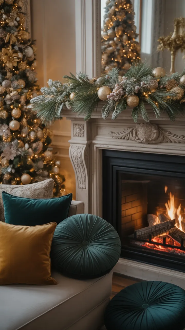 Velvet, Gold and Fireside Glow