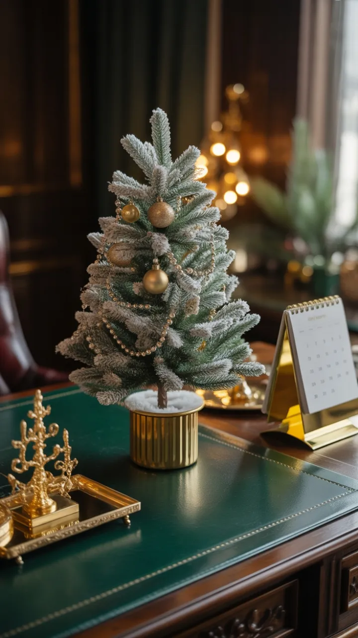 Executive Holiday Elegance in Velvet and Gold