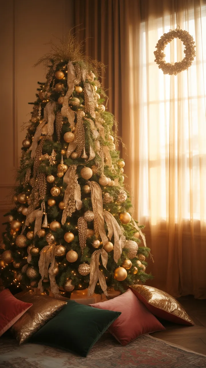Gilded Christmas in Velvet and Crystal