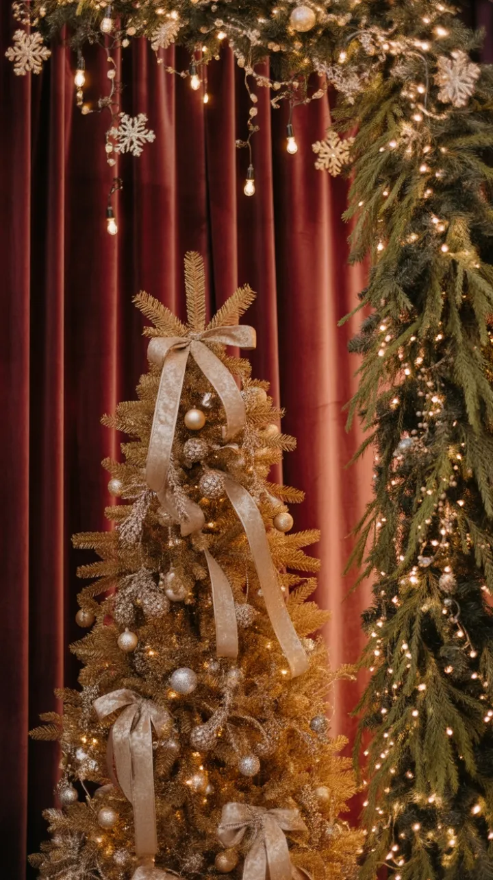 Gilded Christmas in Velvet and Candlelight