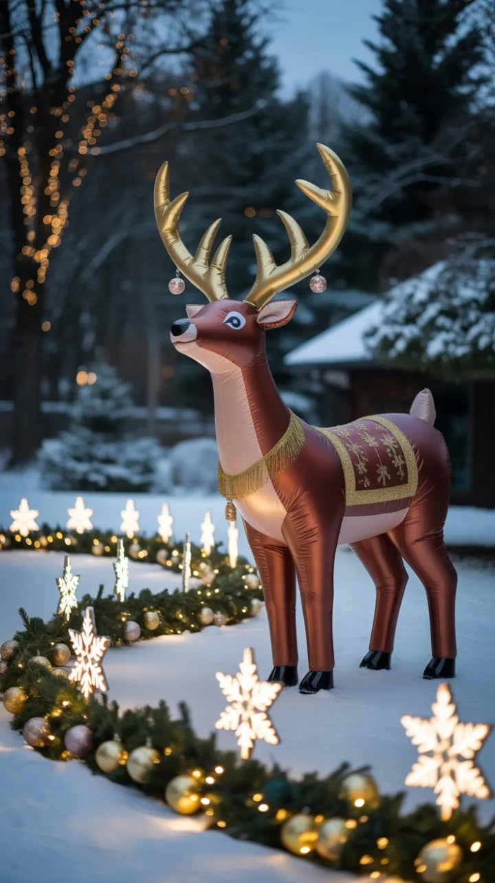 Velvet Antlers and Golden Glow A Luxe Winter Wonderland