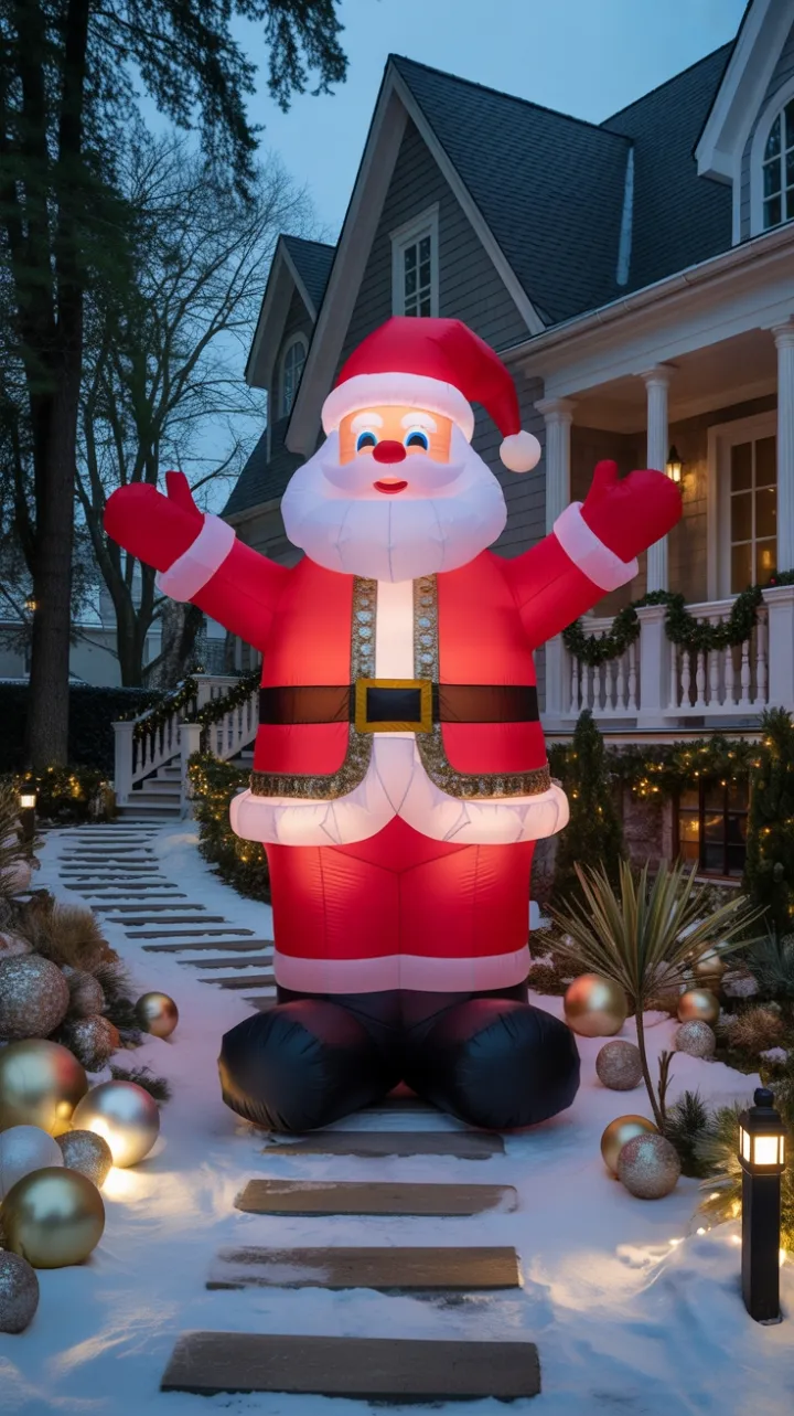 Gilded Santa's Winter Wonderland at the Manor