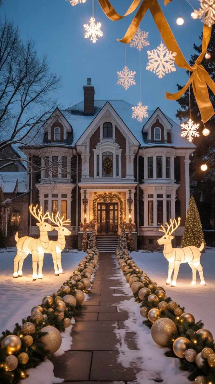 Golden Victorian Christmas Wonderland