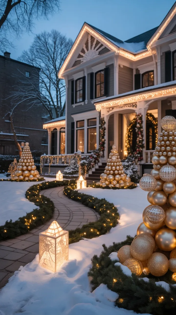 Golden Victorian Christmas in Velvet and Light