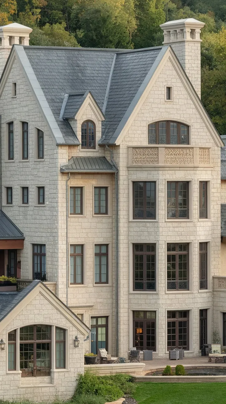 Opulent estate boasts grand architecture and sprawling grounds