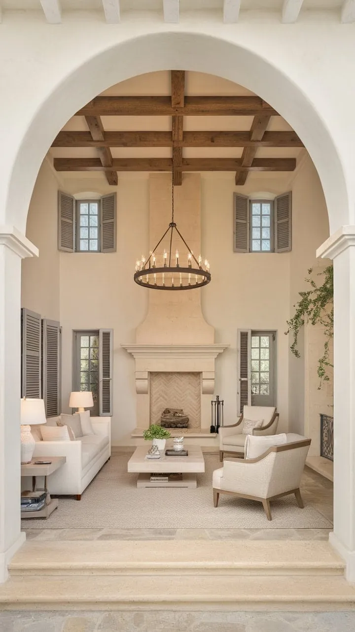 Awakening in this sun-kissed Mediterranean retreat, where rustic charm meets refined elegance, feels like stepping into a serene dreamscape of captivating beauty.