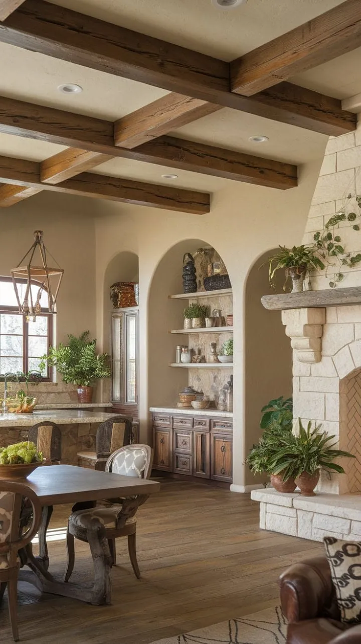 With warm terracotta tones and the inviting aroma of fresh bread and sun-kissed tomatoes, this Tuscan-inspired kitchen is a cozy haven for culinary delights and cherished memories.