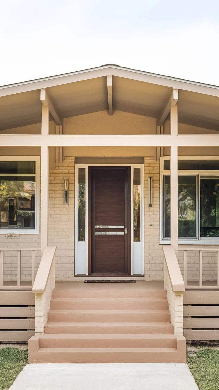 Mid-century modern perfection. The clean lines and understated elegance of this home speak volumes, a testament to timeless design and meticulous upkeep. A true architectural gem.