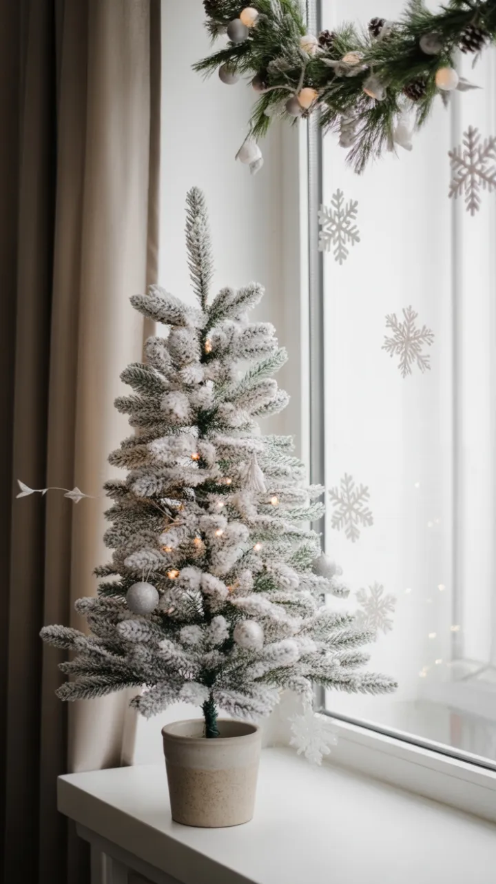 Quiet Snow-White Christmas Nook