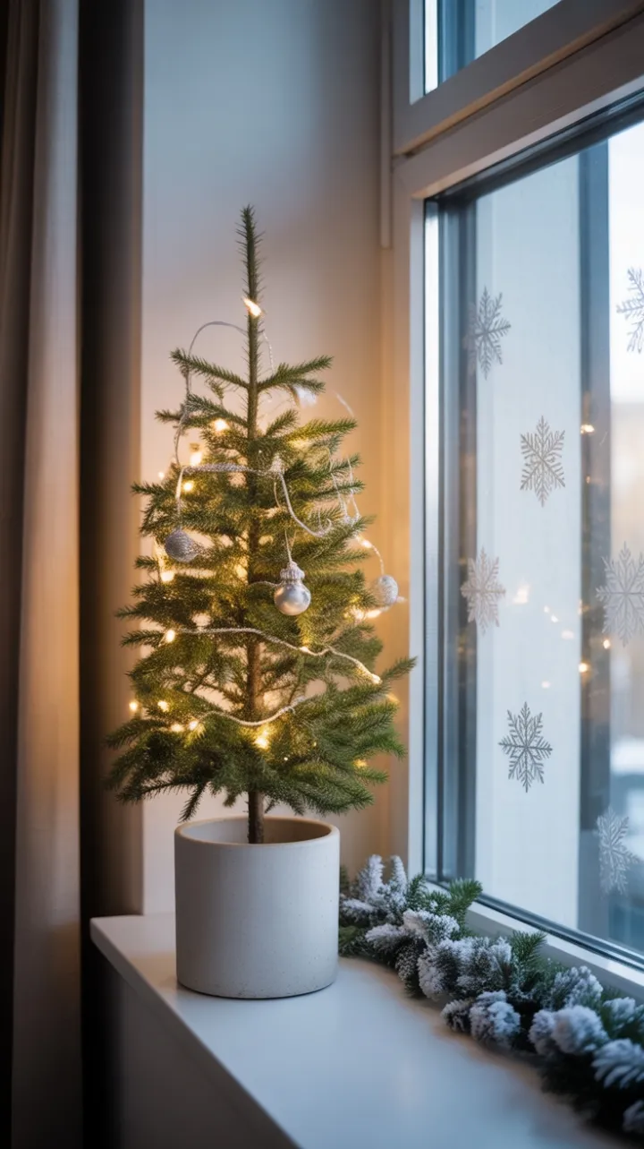 Sunlit Minimalist Christmas in a Cozy Apartment