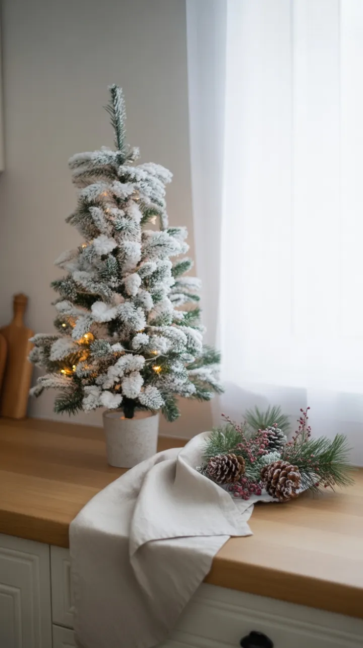 A Quiet White Christmas in the Kitchen
