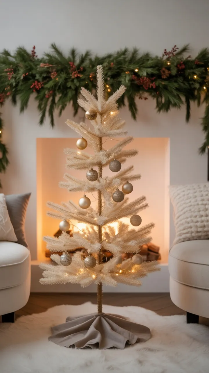 Quiet Elegance of a Minimalist Christmas Retreat