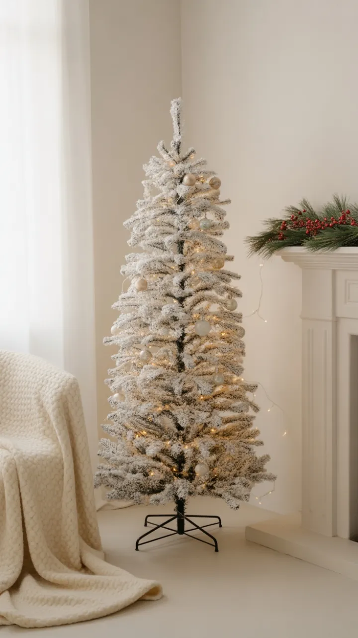 Serene Snow-White Holiday Haven