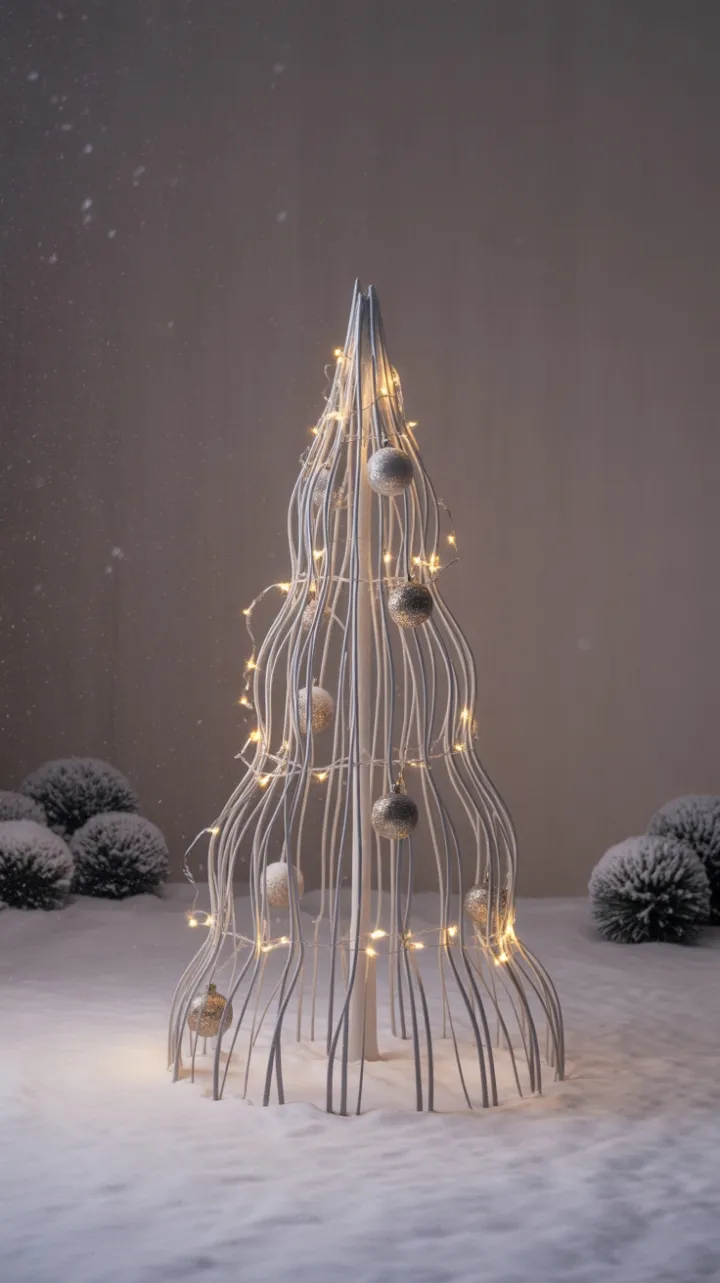 Whispers of Winter Light on a Minimalist Tree