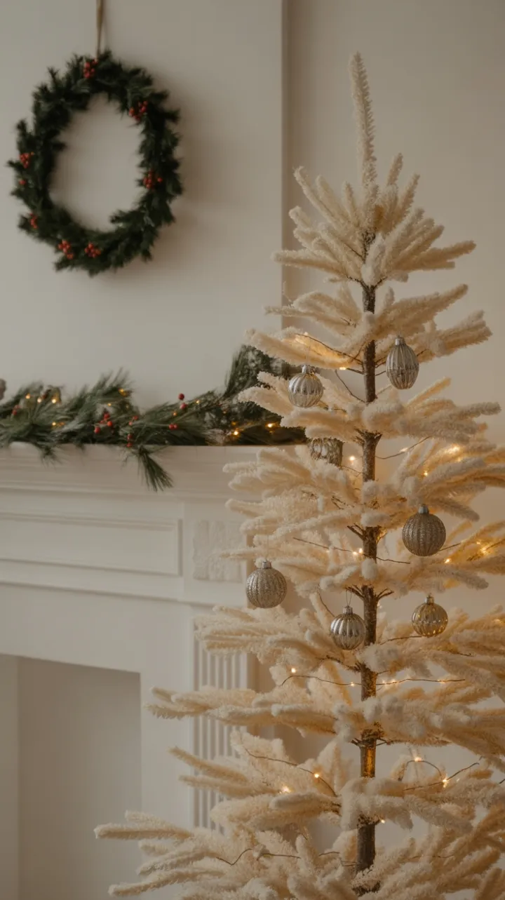 Serene Minimalist Christmas in White and Gold