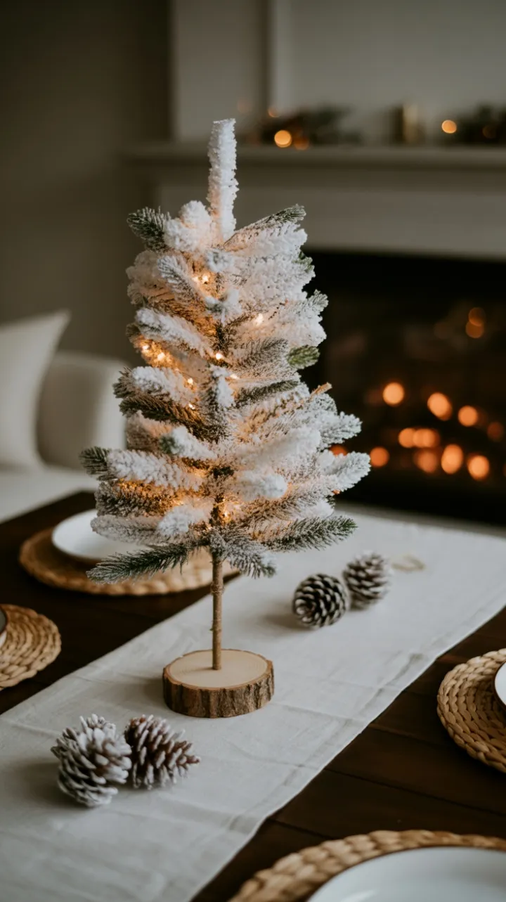 Silent Glow of a Minimalist Christmas Table