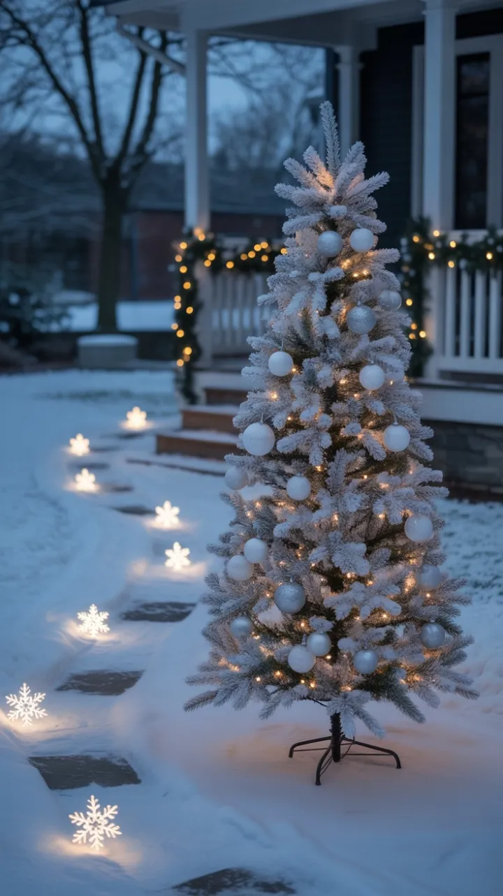 Winter's Quiet Light Leading to a Minimalist Christmas Tree