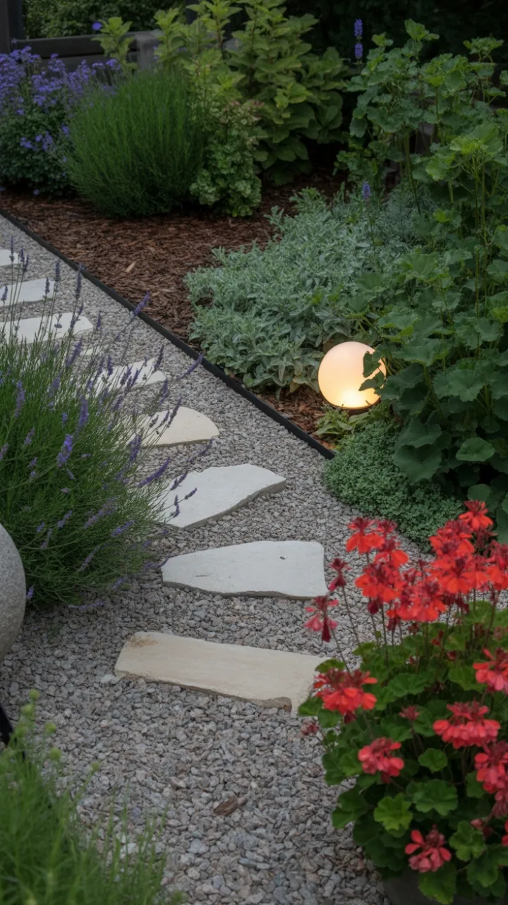 Serenity in Stone and Bloom