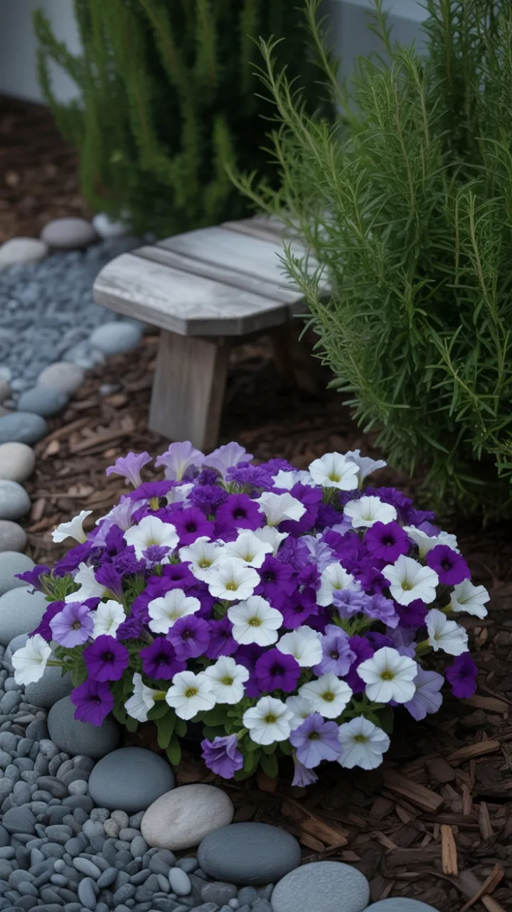 Understated Elegance of Geometric Petunias