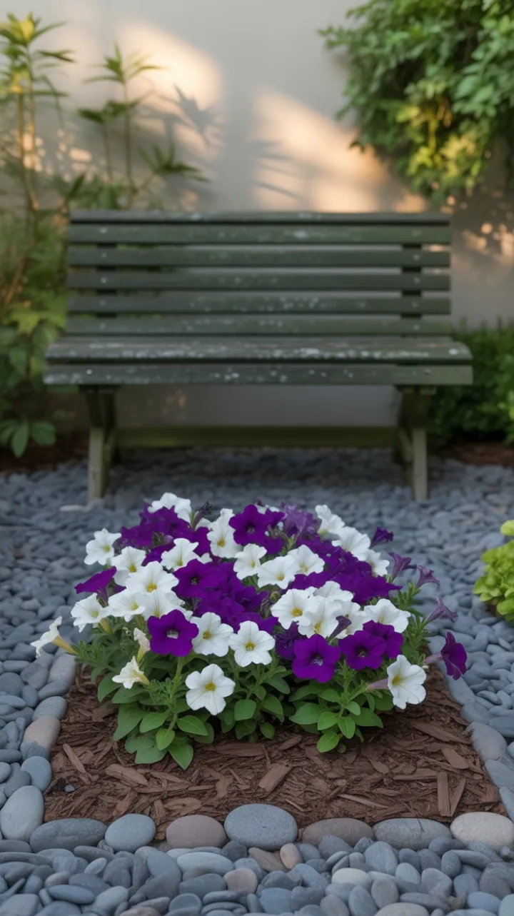Sunlit Petunia Sanctuary