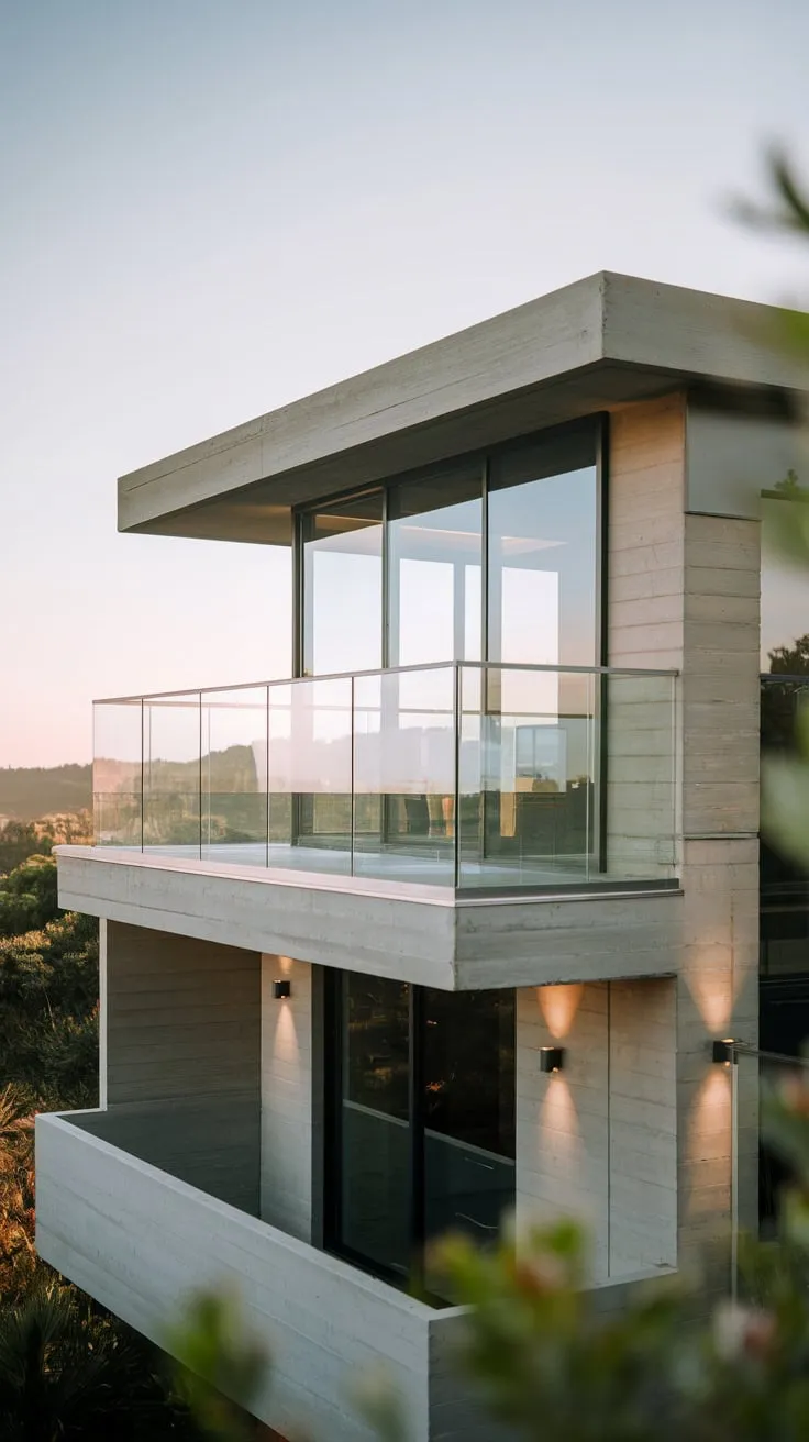 Can you picture yourself relaxing on that upper-level glass balcony, enjoying the stunning scenery?