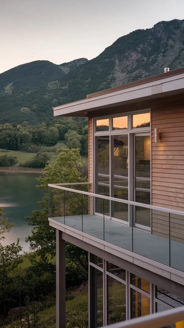Embrace tranquility in this modern masterpiece, where minimalist design meets breathtaking views of nature's beauty