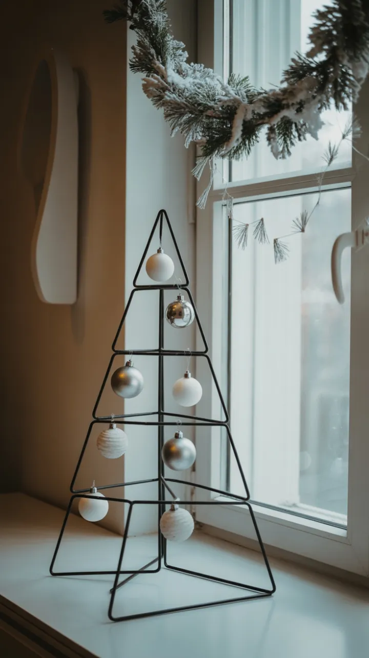 Sleek Geometry Meets a Quiet Minimalist Christmas