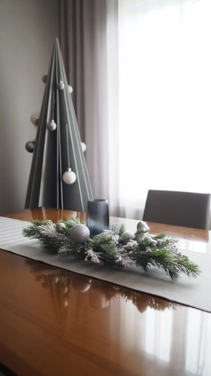 Serene Minimalist Christmas Dining